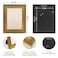 MIEVU 5x7 Picture Frame Gold Pack of 1 Vintage Picture Frames And Tabletop Display Ornate Photo Frame for Poster