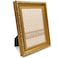 MIEVU 5x7 Picture Frame Gold Pack of 1 Vintage Picture Frames And Tabletop Display Ornate Photo Frame for Poster