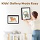 NEUERMOND 3 Pack Kids Artwork Frames 10x125 Inch Changeable Kids Art Frame with Front Opening for Art Display Horizontally Vertically Wall Mount for Kids Drawing School Projects Black