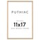puthiac 11x17 Solid Oak Wood Picture Frame Fits 8x12 with Mat or 11x17 Without Mat Wall Display Only Vertical or Horizontal Plexi Front 1 Pack Natural Oak