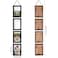 QUTREY Black 4x6 Hanging Picture Frames Set of 2 4 Openings Collage Photo Frames for Vertical 4 by 6 inch Pictures for Wall Decor