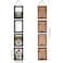 QUTREY Black 4x6 Hanging Picture Frames Set of 2 4 Openings Collage Photo Frames for Vertical 4 by 6 inch Pictures for Wall Decor