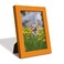 Renditions Gallery 5x7 inch Picture Frame Highend Modern Style Made of Solid Wood and High Definition Glass Ready for Wall and Tabletop Photo Display Orange Frame