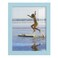 Renditions Gallery 8x10 inch Picture Frame Highend Modern Style Made of Solid Wood and High Definition Glass Ready for Wall and Tabletop Photo Display Blue Frame