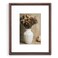 RICHFOCUS 8x10 Picture Frame Natural USASourced Solid Walnut Wood Picture Frame with Tempered Glass Handcrafted Rounded Corner 8 by 10 Wooden Frame Matted to 5x7 Photo for Wall Tabletop Display