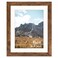 SNXJWA Brown 8x10 Picture Frame with Mat for 6x8 Display Rustic Desk Wall Photo Frame for Horizontal and Vertical 1 Pack