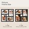 TWING 4x6 Picture Frames Collage Family Collage Picture Frames Wall Decor Ideal Gift for Mothers Day Wall Hanging or Tabletop Black