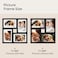 TWING 4x6 Picture Frames Collage Family Collage Picture Frames Wall Decor Ideal Gift for Mothers Day Wall Hanging or Tabletop Black