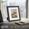 VCK 8x10 Picture Frame Black 5 Pack with Tempered Glass Displays 5x7 Photo with Mat or 8 x 10 Without for HorizontalVertical Tabletop Wall Hanging in Home Office or Gallery