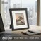 VCK 8x10 Picture Frame Black 5 Pack with Tempered Glass Displays 5x7 Photo with Mat or 8 x 10 Without for HorizontalVertical Tabletop Wall Hanging in Home Office or Gallery