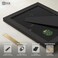 VCK 8x10 Picture Frame Black 5 Pack with Tempered Glass Displays 5x7 Photo with Mat or 8 x 10 Without for HorizontalVertical Tabletop Wall Hanging in Home Office or Gallery