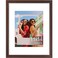 Vittanly 11x14 Picture Frame Display Pictures 8x10 with Mat or 11x14 without Mat Engineered Wood with Shatter Resistant Plexiglass Photo Frame for Wall Mounting Brown 1 Pack
