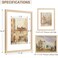 Vittanly 11x14 Picture Frame Solid Wood Frame with Plexiglass Includes 8x10 Mat Wall Hanging for Home Decor Natural 1 Pack