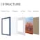 Vittanly 8x10 Picture Frames Set of 9 Shatter Resistant Plexiglass Display 5x7 Pictures with Mat or 8x10 without Mat Photo Frames for Wall or Tabletop Engineered Wood Navy