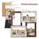 YESKAY 4x6 Collage Picture Frames Multi Family Photo Frame with Real Glass Displays Four 4x6 Photo Wall Decor Wall Hanging or Tabletop Distressed WhiteRustic Brown