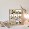 YESKAY 4x6 Picture Frame Collage for Wall Decor Multiple Photo Collage Frames with Tempered Glass 7Opening for 4 x 6 Picture Frames Rustic Brown 1 Pack