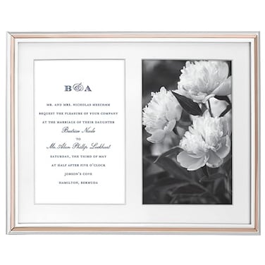 kate spade new york Rosy Glow Double 5 X 7 FramePink