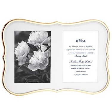 kate spade Kate Spade New York Gold Crown Point Double 5 X 7 Frame 255 LB