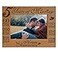 KATE POSH 5 Years of Marriage Photo Frame Happy 5th Anniversary Wood Engraved Natural Solid Wood Picture Frame 5x7Horizontal