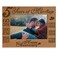 KATE POSH 5 Years of Marriage Photo Frame Happy 5th Anniversary Wood Engraved Natural Solid Wood Picture Frame 5x7Horizontal