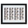 Golden State Art 85x11 Photo frame with mat for 4 2x6 photo booth pictures Includes Real Glass Easel Back Display make a good gifts Black
