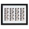Golden State Art 85x11 Photo frame with mat for 4 2x6 photo booth pictures Includes Real Glass Easel Back Display make a good gifts Black
