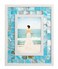 GIFTME 5 Picture Frame 4x6 Mother of Pearl Photo Frame 4 by 6Tabletop or Wall Hanging Mosaic Picture Frame 4x6 inch Blue1pc