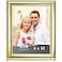 Icona Bay 8x10 Gold Picture Frame Contemporary Photo Frame 8 x 10 Wall Mount or Table Top Elegante Collection