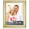 Icona Bay 8x10 Gold Picture Frame Contemporary Photo Frame 8 x 10 Wall Mount or Table Top Elegante Collection