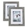 Scholartree Grey 8x10 Picture Frame set of 2Display 8x10 without Mat or 5x7 with Mat