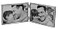 LEADEX Double Thin Edge Metal Picture FrameHorizontal Standing4 by 6 InchVelvet Back Simple Classic Styling Silver