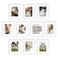 upsimples 8x10 Picture Frame Set of 10 Display Pictures 5x7 with Mat or 8x10 Without Multi Photo Frames Collage for Wall or Tabletop Display White