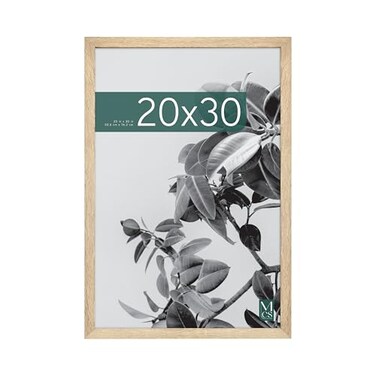 MCS Studio Gallery 20x30 Poster Frame Natural Woodgrain Engineered Wood Vertical Horizontal Wall Hanging Large Picture Frame for Photos Posters Art Prints 1Pack