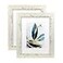 Scholartree Rustic White 8x10 Picture Frame set of 2Display 8x10 without Mat or 5x7 with Mat