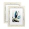 Scholartree Rustic White 8x10 Picture Frame set of 2Display 8x10 without Mat or 5x7 with Mat