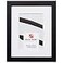 Craig Frames Confetti 22 x 28 Inch Modern Black Picture Frame Matted to Display an 18 x 24 Inch Photo