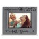 BELLA BUSTA The Love Between Sisters Lasts ForeverBirthday Christmas gift for SisterEngraved Leather Picture Frame 4 x 6 Horizontal