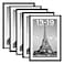 upsimples 13x19 Picture Frame Set of 5 Display Pictures 11x17 with Mat or 13 x 19 Without Wall Gallery Poster Frames Black