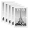 upsimples 12x18 Picture Frame Set of 5 Display Pictures 11x17 with Mat or 12 x 18 Without Wall Gallery Poster Frames White
