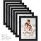 Icona Bay 5x7 Picture Frames Black 12 Pack Modern Style Engineered Wood Frames Table Top or Wall Mount Bliss Collection