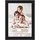 Icona Bay 5x7 Black Picture Frame Modern Style Engineered Wood Frame Table Top or Wall Mount Bliss Collection