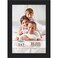 Icona Bay 5x7 Black Picture Frame Modern Style Engineered Wood Frame Table Top or Wall Mount Bliss Collection