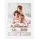 Icona Bay 5x7 White Picture Frame Modern Style Engineered Wood Frame Table Top or Wall Mount Bliss Collection