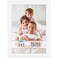 Icona Bay 5x7 White Picture Frame Modern Style Engineered Wood Frame Table Top or Wall Mount Bliss Collection