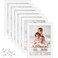 Icona Bay 5x7 Picture Frames White 12 Pack Modern Style Engineered Wood Frames Table Top or Wall Mount Bliss Collection