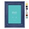 LaVie Home 5x7 Picture Frames 1 Pack Blue Rustic Photo Frame Set with High Definition Glass for Wall Mount Table Top Display