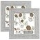 CORE ART 6x6 Picture Frame Rustic Gray Solid Wood Photo Frame with HD Glass Wall or Tabletop Display 2 Pack
