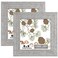 CORE ART 6x6 Picture Frame Rustic Gray Solid Wood Photo Frame with HD Glass Wall or Tabletop Display 2 Pack