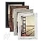 BAIJIALI 4x6 Picture Frame Distressed Farmhouse Wood Pattern Set of 4Display 35x5 with Mat or 4x6 Without MatMulticolour