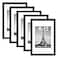 upsimples 8x12 Picture Frame Set of 5 Display Pictures 6x8 with Mat or 8 x 12 Without Wall Gallery Photo Frames Black